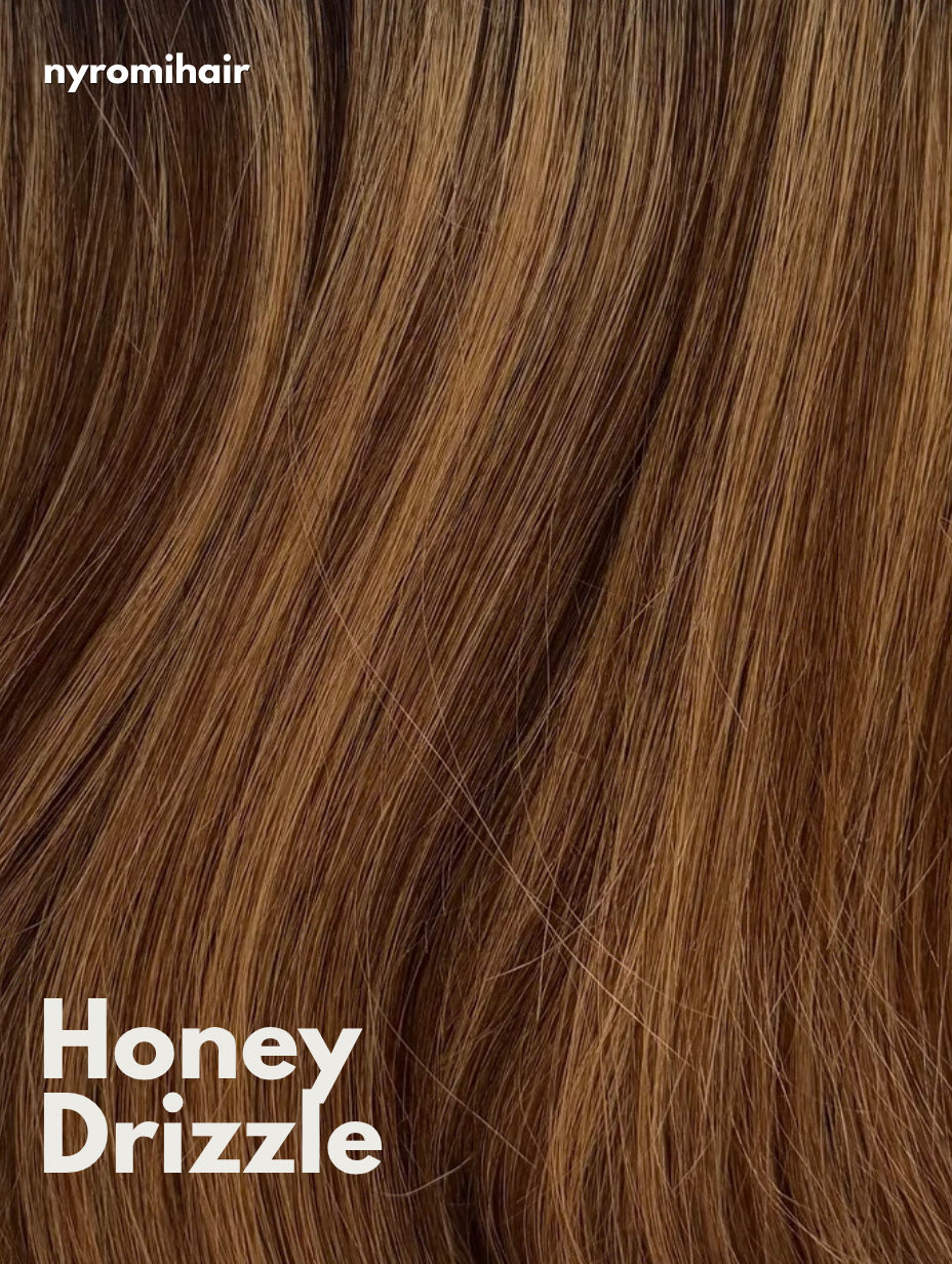 Honey Drizzle Custom Colour Raw Hair Bundles - Made to Order