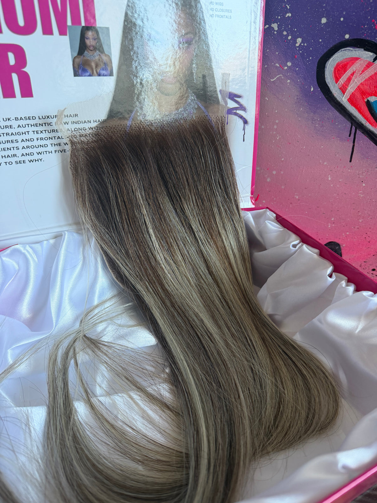 5x5 HD Lace Closure – Frost Silk - Straight - Made to Order