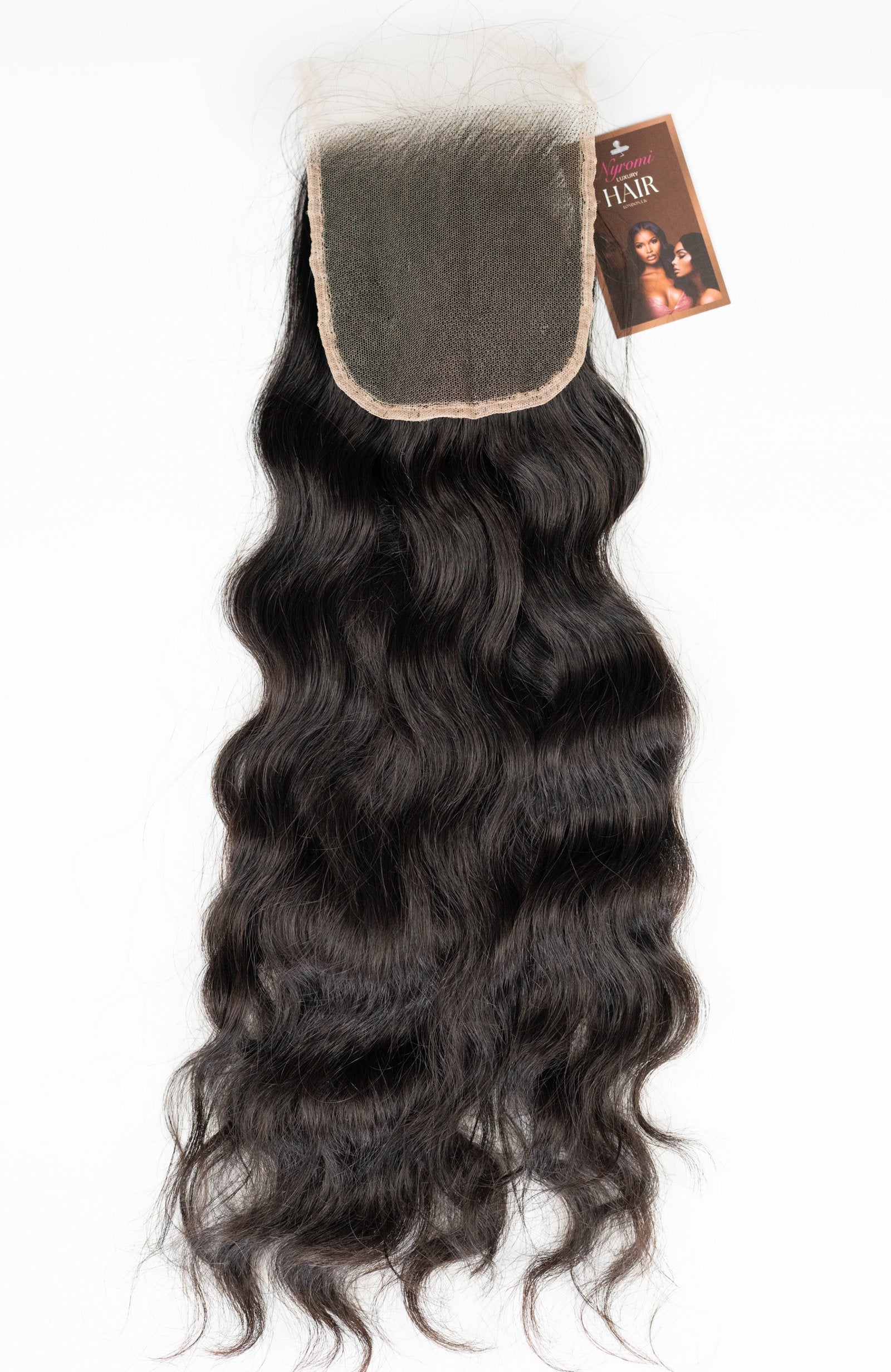 5x5 HD Lace Closure – Raw Indian Wavy Hair
