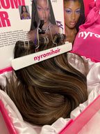 Ganache Swirl Custom Colour Raw Hair Bundles - Made to Order