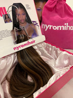 Ganache Swirl Custom Colour Raw Hair Bundles - Made to Order