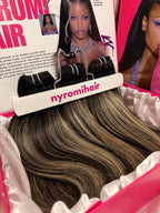 Blonde Noir Custom Colour Raw Hair Bundles - Made to Order