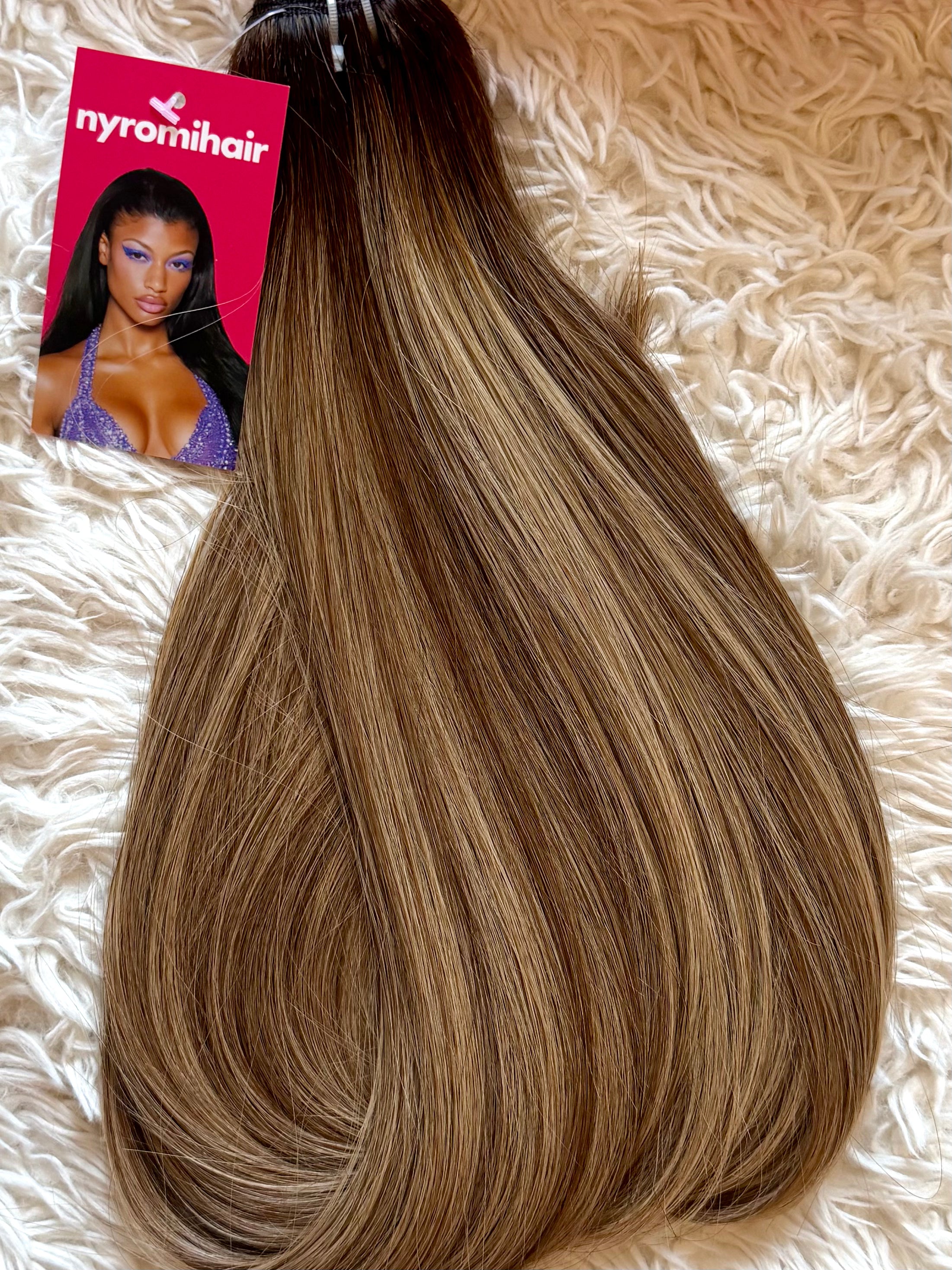 Warm Caramel Custom Colour Raw Hair Bundles - Made to Order