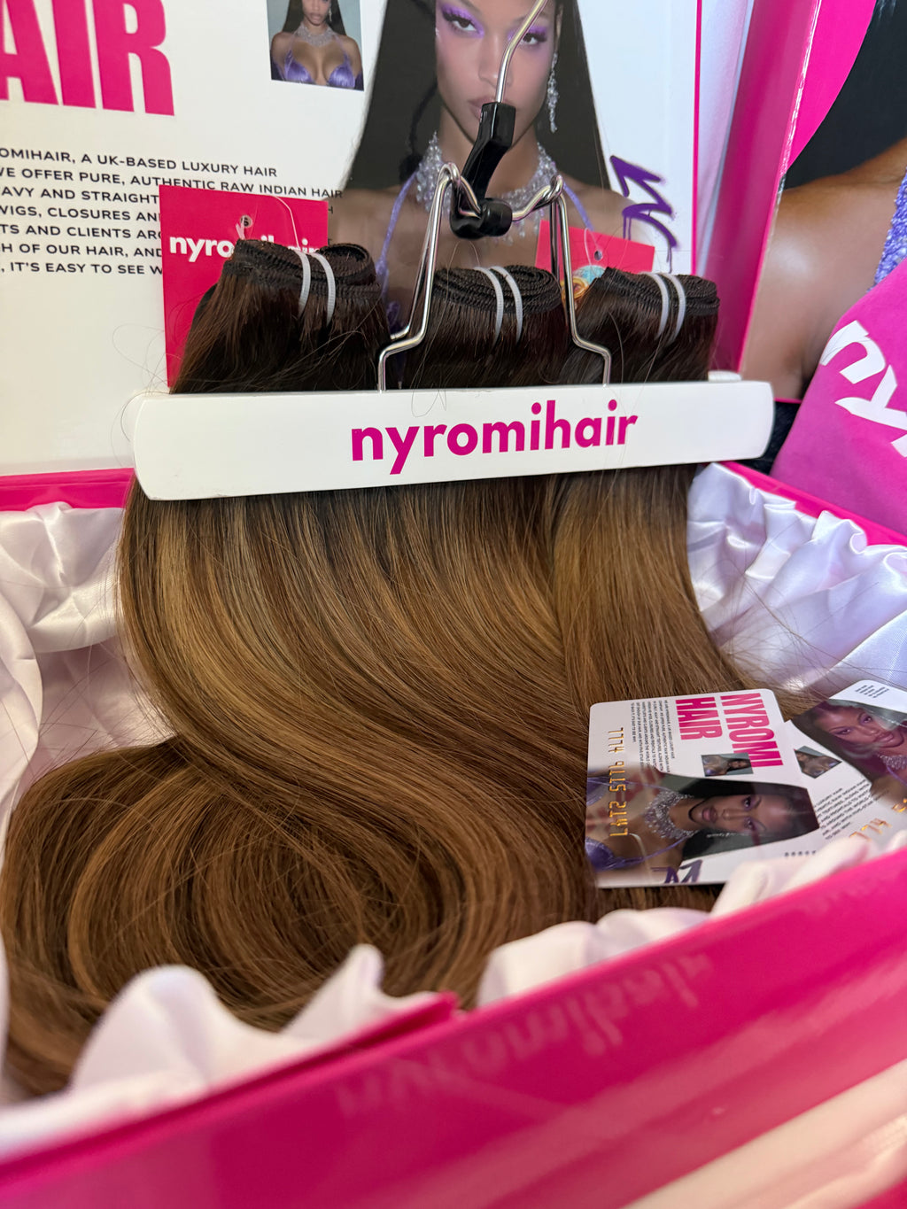 Honey Brown Custom Colour Raw Hair Bundles - Made to Order