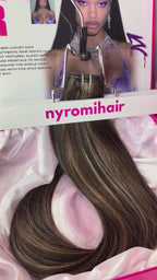 Ganache Swirl Custom Colour Raw Hair Bundles - Made to Order
