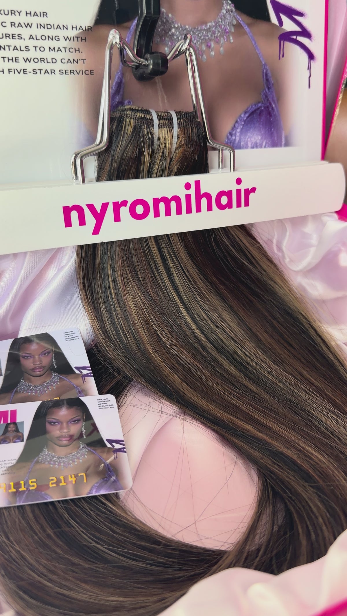 Ganache Swirl Custom Colour Raw Hair Bundles - Made to Order