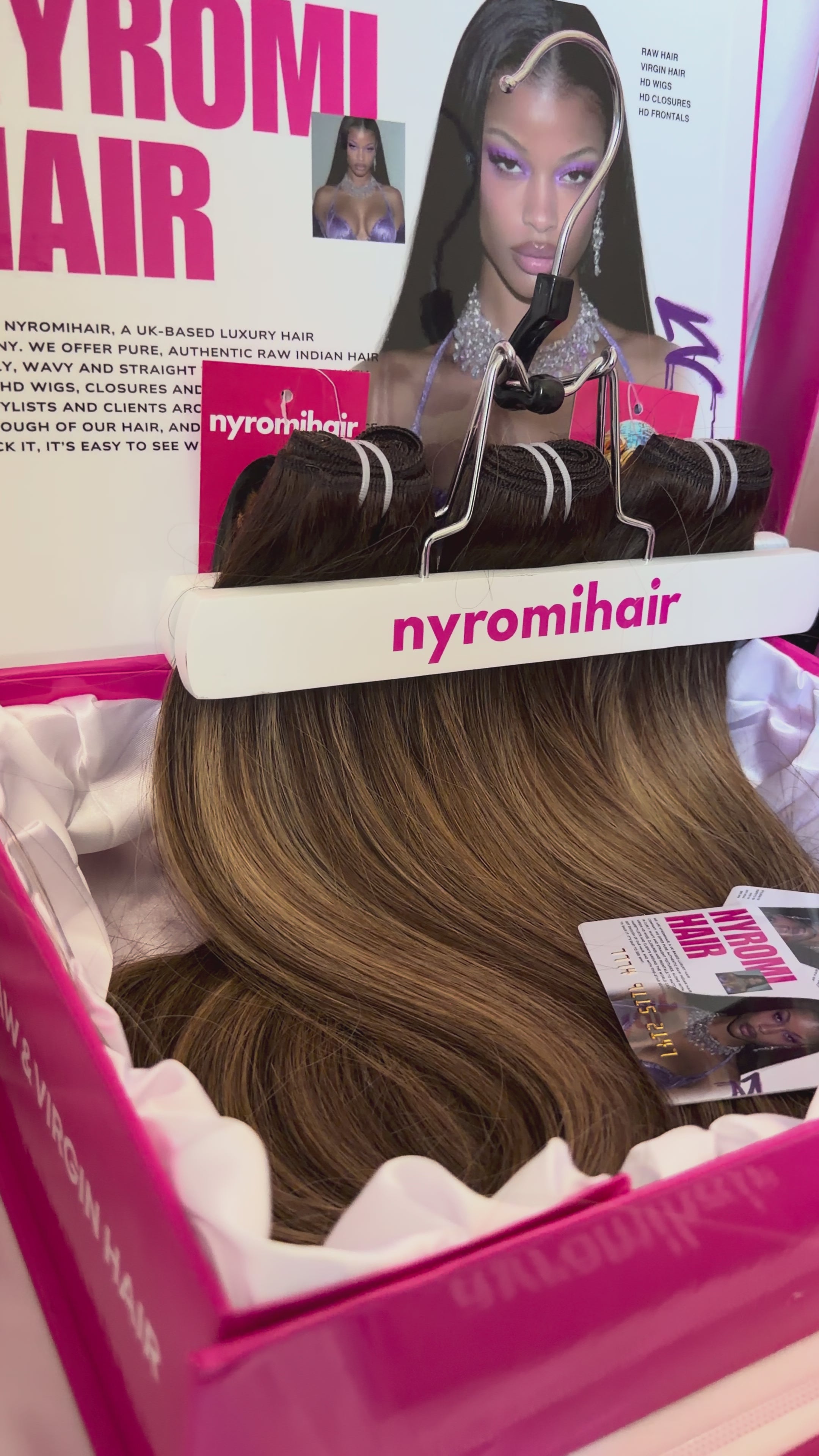Honey Brown Custom Colour Raw Hair Bundles - Made to Order