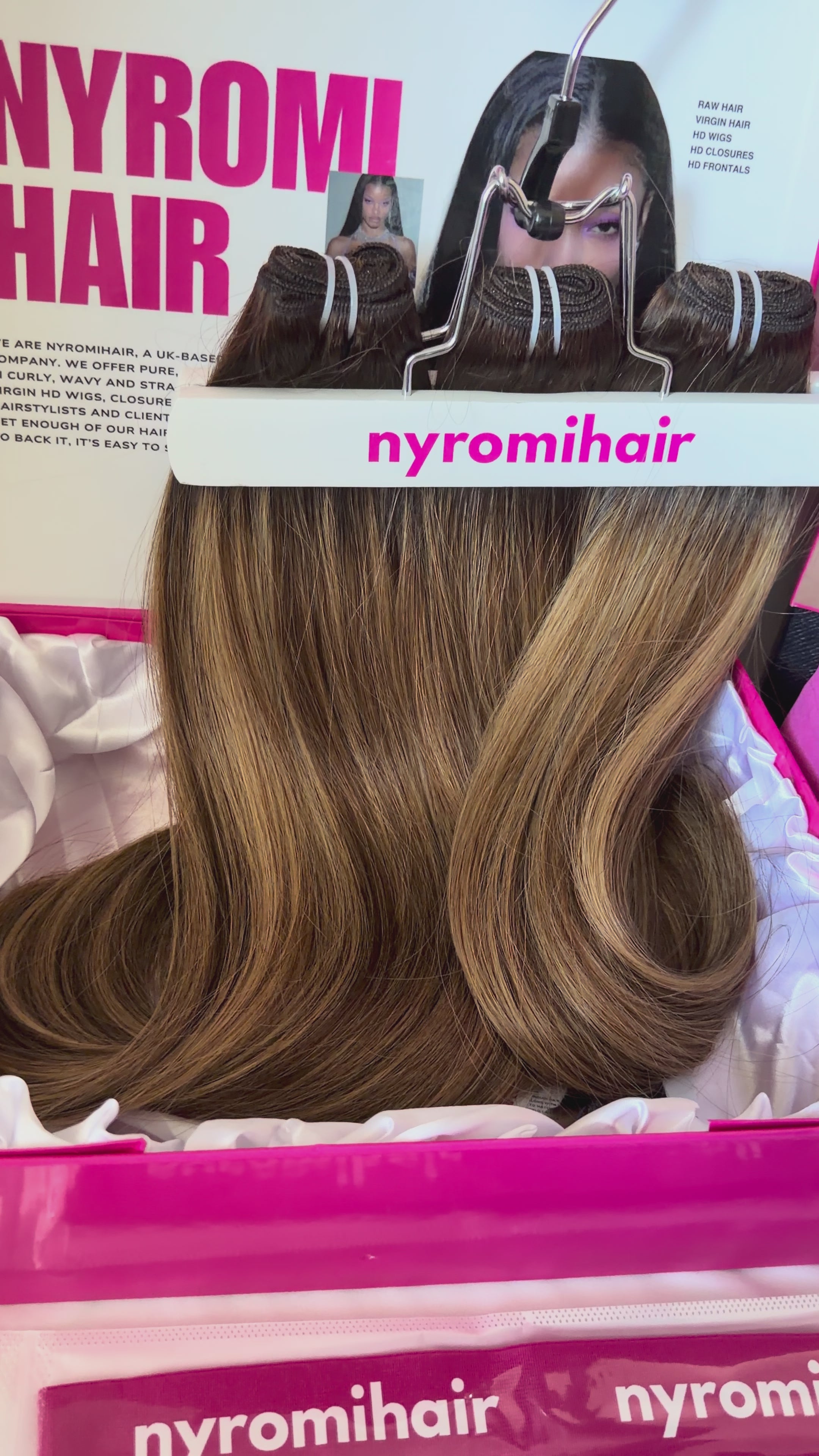 Honey Brown Custom Colour Raw Hair Bundles - Made to Order