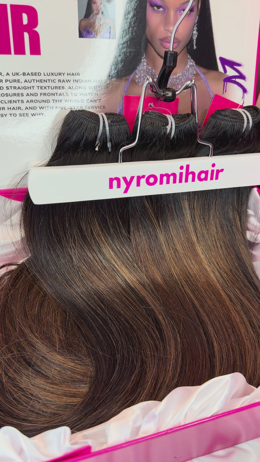 Golden Brown Custom Colour Raw Hair Bundles - Made to Order