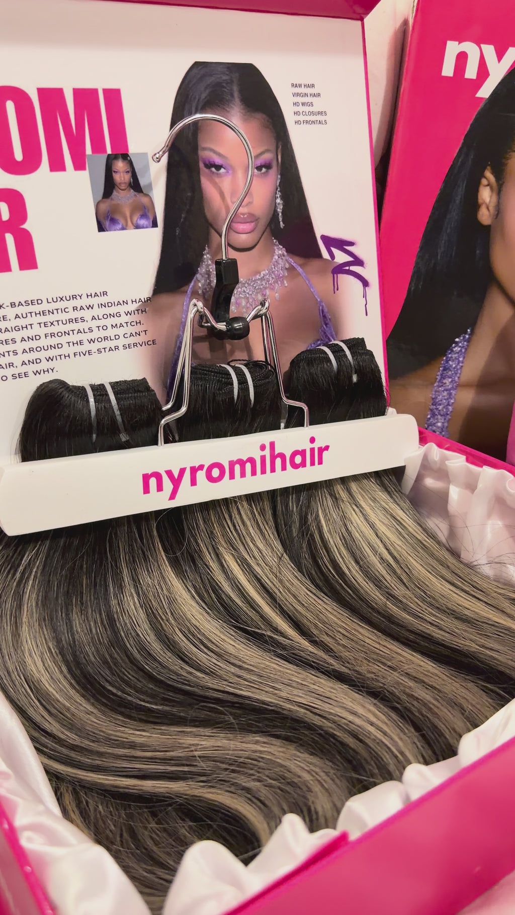 Blonde Noir Custom Colour Raw Hair Bundles - Made to Order