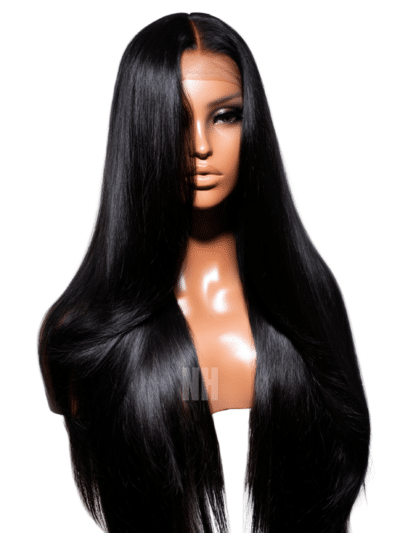 HD Lace Closure Wig – Straight, 5×5 HD Lace, Pre-Plucked Virgin Hair