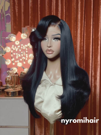 HD Lace Closure Wig – Straight, 5×5 HD Lace, Pre-Plucked Virgin Hair