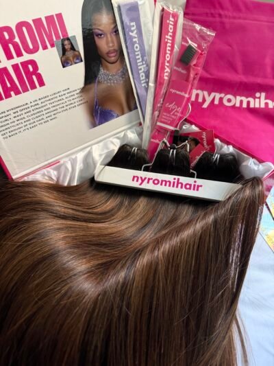 Golden Brown Luxury Custom Colour Hair Bundles | Made to Order (from £75)