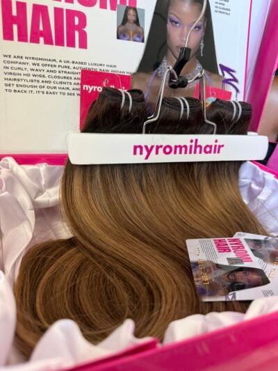 Custom Coloured Raw Bundles - Honey Brown