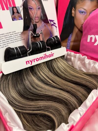 Blonde Noir Luxury Custom Colour Hair Bundles | Made to Order (from £79)