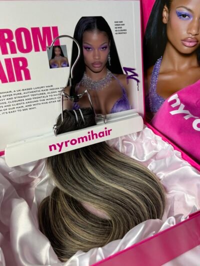 Custom Coloured Raw Bundles - Blonde Noir - Pre-order